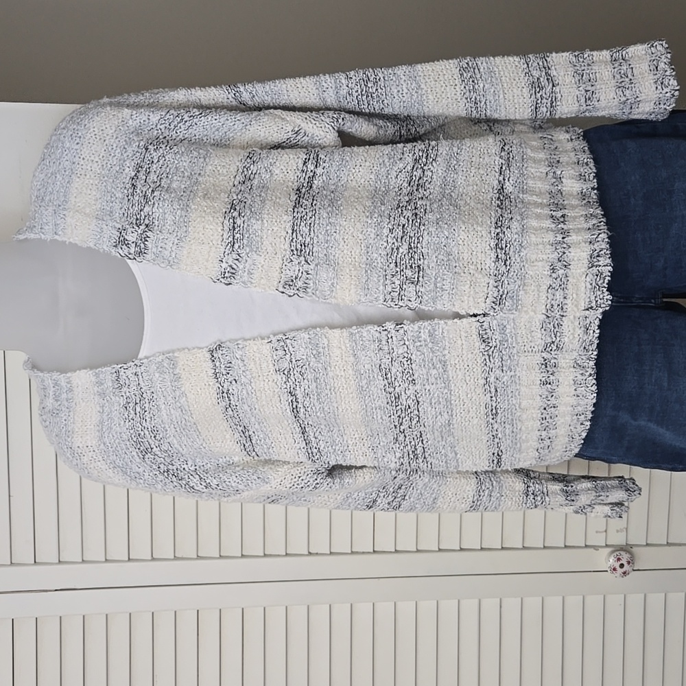 SO Striped Cardigan